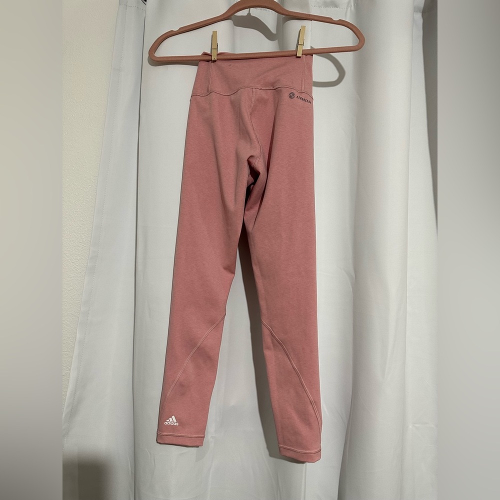 Light Pink Adidas Leggings